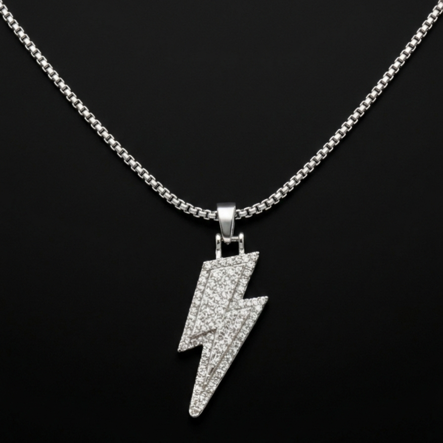 FLASH VOID™ – ICED LIGHTNING PENDANT